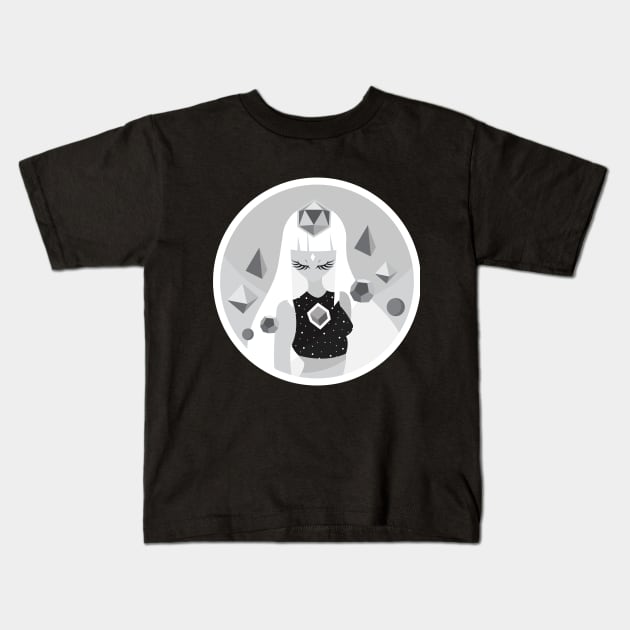 Crystals Kids T-Shirt by mairablanco